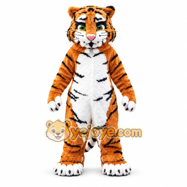 Realistic Tiger Mascot Costume Full Body Character Realistic Tiger Mascot Costume Full Body Character