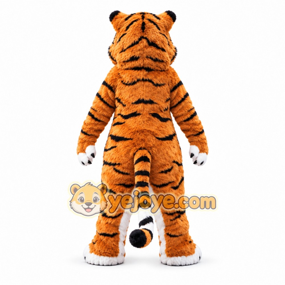 Realistic Tiger Mascot Costume Full Body Character Realistic Tiger Mascot Costume Full Body Character