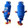 Blue Gas Cylinder Mascot Costume Character Suit