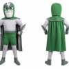 Superhero Lightning Mascot Costume with Cape