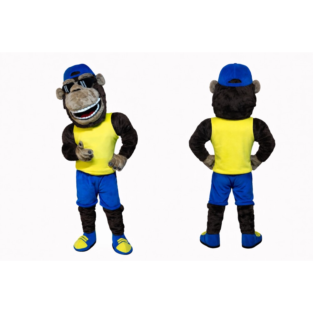 Cool Gorilla Mascot Costume with Sunglasses