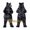 Realistic Black Bear Mascot Costume Full Body