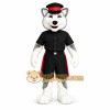Husky Dog Police Mascot Costume Character Husky Dog Police Mascot Costume Character