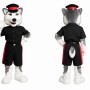 Husky Dog Police Mascot Costume Character