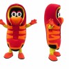 Funny Red Sneaker Shoe Mascot Costume Character
