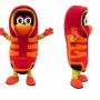 Funny Red Sneaker Shoe Mascot Costume Character