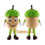 Cute Acorn Mascot Costume with Cartoon Forest Character Style