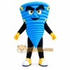 Blue Tornado Mascot Costume with Lightning Storm Character Theme Blue Tornado Mascot Costume with Lightning Storm Character Theme