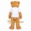 Teddy Bear Doctor Mascot Costume with White Lab Coat Uniform