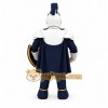 Medieval Knight Mascot Costume with Shield and Armor Design