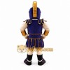 Roman Gladiator Mascot Costume with Warrior Armor Character Design