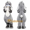 Gray Bunny Mascot Costume Gray Bunny Mascot Costume