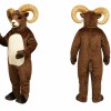 Brown Ram Mascot Costume
