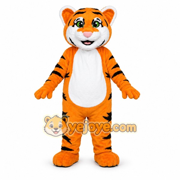 Orange Tiger Mascot Costume for Kids and Adults Orange Tiger Mascot Costume for Kids and Adults