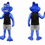 Blue Frog Mascot Costume Fun Party Outfit
