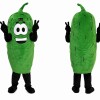 Green Pickle Mascot Costume for Adults