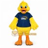 Yellow Duck Mascot Costume with Blue Shirt Yellow Duck Mascot Costume with Blue Shirt