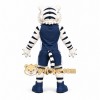 Blue Tiger Mascot Costume Blue Tiger Mascot Costume