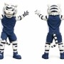 Blue Tiger Mascot Costume