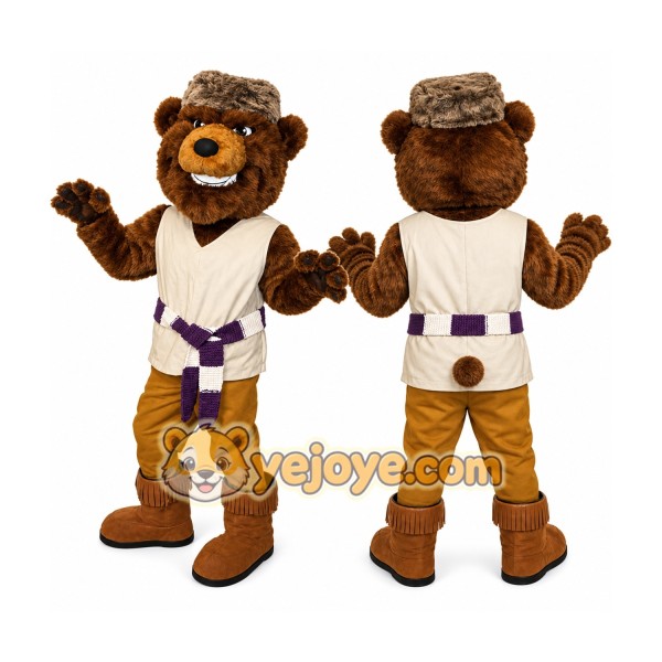 Brown Bear Mascot Costume