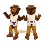 Brown Bear Mascot Costume