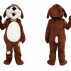 Brown Dog Mascot Costume for Kids and Adults