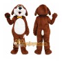 Brown Dog Mascot Costume for Kids and Adults