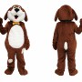 Brown Dog Mascot Costume for Kids and Adults