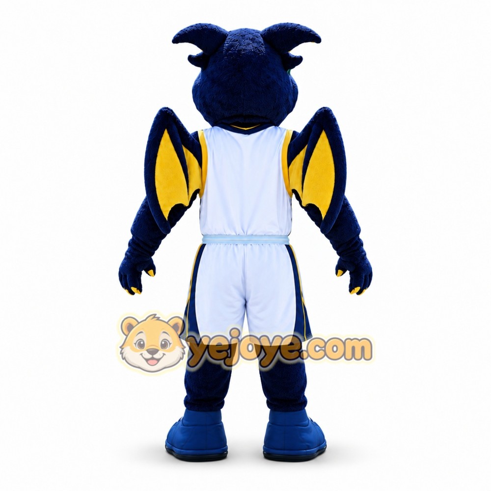 Blue Dragon Mascot Costume Blue Dragon Mascot Costume