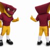 Cartoon Stingray Mascot Costume with Sport Team Character Design