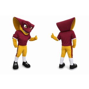 Cartoon Stingray Mascot Costume with Sport Team Character Design
