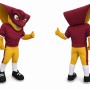 Cartoon Stingray Mascot Costume with Sport Team Character Design