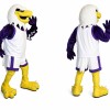 Purple Eagle Mascot Costume
