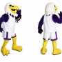 Purple Eagle Mascot Costume