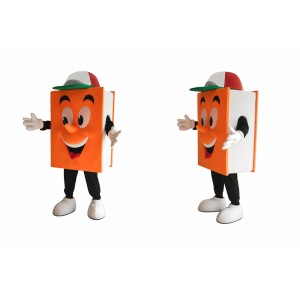 Orange Book Mascot Costume