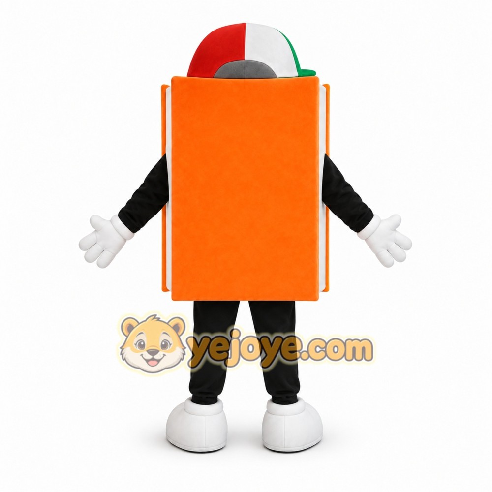 Orange Book Mascot Costume