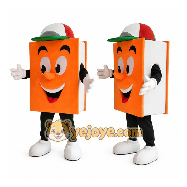 Orange Book Mascot Costume