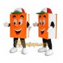 Orange Book Mascot Costume