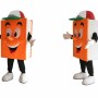 Orange Book Mascot Costume