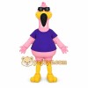 Pink Flamingo Mascot Costume with Sunglasses Pink Flamingo Mascot Costume with Sunglasses