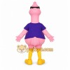 Pink Flamingo Mascot Costume with Sunglasses Pink Flamingo Mascot Costume with Sunglasses