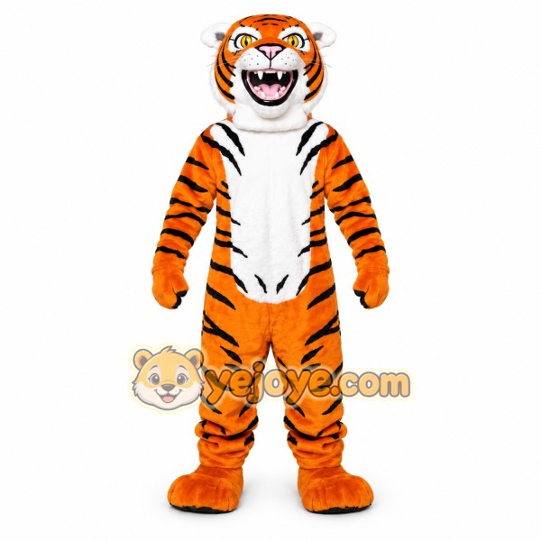 Tiger Mascot Costume Orange and Black for Events Tiger Mascot Costume Orange and Black for Events