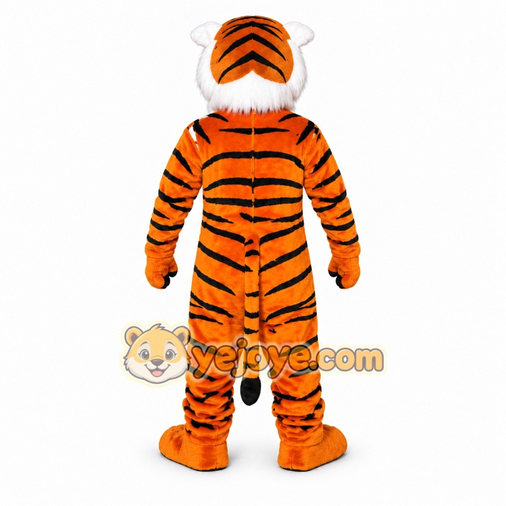 Tiger Mascot Costume Orange and Black for Events Tiger Mascot Costume Orange and Black for Events