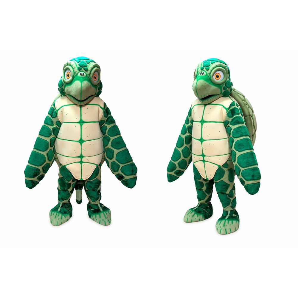 Green Turtle Mascot Costume for Kids and Adults