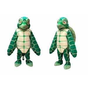Green Turtle Mascot Costume for Kids and Adults