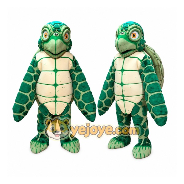 Green Turtle Mascot Costume for Kids and Adults