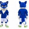 Blue Fox Mascot Costume