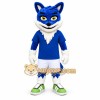 Blue Fox Mascot Costume