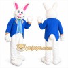 Blue Bunny Mascot Costume for Kids or Adults