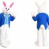 Blue Bunny Mascot Costume for Kids or Adults